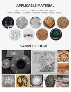 Máquina de Grabado y Corte Láser CO2 de Escritorio 4060, Cortadora Láser DSP de 60W con Mesa de Nido de Abeja y Controlador LCD - Product Image 5