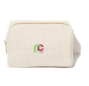 Custom Sized <b>Large</b> Cotton Travel Cosmetic <b>Bag</b> Cactus Print for Toiletry Pouch for Cosmetics <b>Makeup</b> Zipper Closure Blank <b>Bag</b> - Product Image 4