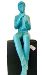 Sculptures d'art abstrait moderne faites à la main en fibre de polyéthylène, écologiques et durables, pour décoration intérieure, style contemporain, table, salon, anniversaire - Product Image 5