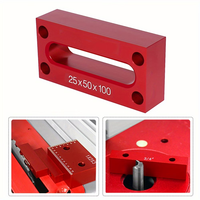 Jeu de 9 blocs de réglage de hauteur en aluminium de 1 à 32 mm pour outils de menuiserie, barres de réglage pour routeur et scie sur table