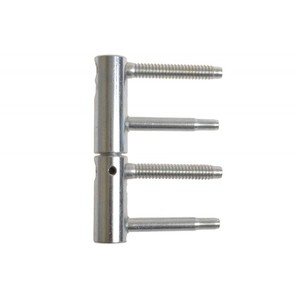Hinge POL-SOFT <b>Screw</b>-in with Adjustment and Protection Diameter: 20-<b>Galvanized</b> Silver - Product Image 1