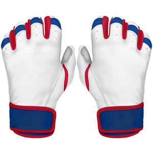 Gants de Frappeur de Baseball à Manchette Courte avec Logo Personnalisé Vente en Vrac Professionnel Gants de Frappeur en Cuir Véritable pour Jeunes Adultes Vente en Gros - Product Image 1