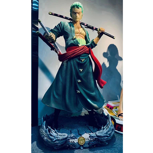 Vente chaude taille réelle une pièce Zoro <span class=keywords><strong>figurine</strong></span> avec épée Anime <span class=keywords><strong>Figurine</strong></span> <span class=keywords><strong>Roronoa</strong></span> Zoro résine Statue - Product Image 3