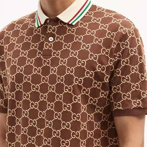 Camiseta Polo de Golf Unisex 2024, diseño Regular personalizado, superventas, camiseta de manga corta de tendencia, ajuste de gran tamaño, tela de patrón sólido - Product Image 3