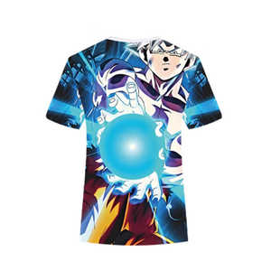 T-shirt 2023 a manica corta con stampa demone giapponese <span class=keywords><strong>Anime</strong></span> con stampa 3d t-shirt estiva da uomo - Product Image 5