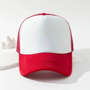 Sombrero de camionero de alta calidad, gorras de red de malla unisex con logotipo personalizado al por mayor, sombrero de camionero de lona de algodón de 5 paneles con ala curva para hombres - Product Image 6