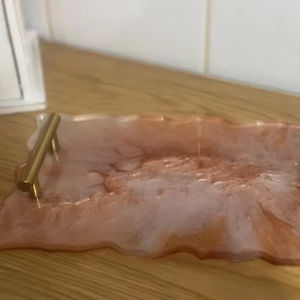 Bandeja de Servir Rectangular Moderna de Resina Azul de Alta Calidad para el Hogar, Cocina, Restaurantes, Bodas, Fiestas - Directo de Fábrica - Product Image 1