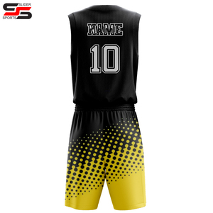 Unisex Custom Reversible Basketball Jersey Quick Dry Breathable Polyester Mesh Printed Sportswear Adults Uniform Sublimation - Product Image 2