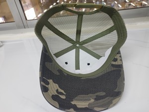 Gran oferta, sombreros de alta calidad, logotipo de cuero personalizado, sombrero de camionero, gorra de camuflaje Oldschool, tamaño ajustable, Camuflaje hecho en Vietnam - Product Image 3