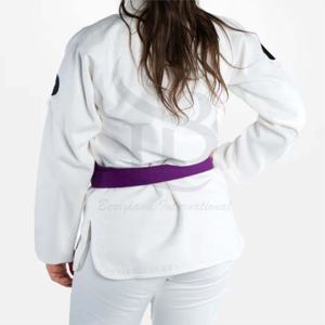 Alto rendimiento Premium algodón Mujer Jiu Jitsu Gi suave transpirable MMA corto para entrenamiento intenso y competiciones de artes marciales - Product Image 2