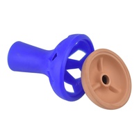 Silicone Non fissurant avec argile narguilé bol Chicha tête de narguilé accessoires usine vente en gros boîte de couleur personnalisée LM-B157