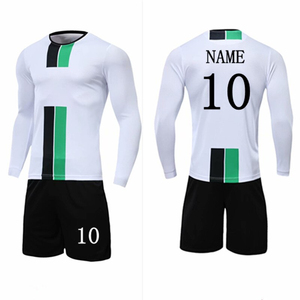Conjunto de camiseta de fútbol de manga larga para niños y adultos, Kit de fútbol para niños y niñas, traje de entrenamiento, uniforme de fútbol personalizado - Product Image 2