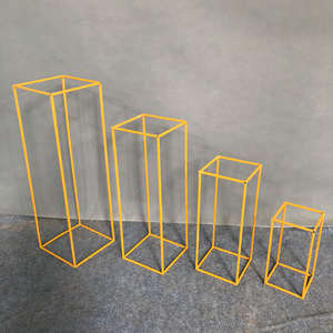 Support de fleurs en métal Décorations de table Centres de fleurs pour la décoration de mariage - Product Image 3