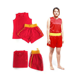 Uniforme d'entraînement de boxe et d'arts martiaux unisexe respirant en polyester/coton personnalisable - Product Image 3