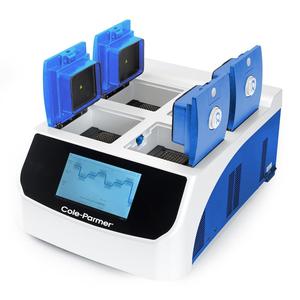 Cole-Parmer-Termociclador con pantalla LCD, cuádruple capacidad de 96 pozos para dispositivos termostáticos de laboratorio - Product Image 1
