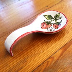 ARTÍCULO DE LUJO Reposapiés de cobre estampado Soporte de cocina de metal hecho en India para espátulas Cucharas Pinzas Más - Product Image 6