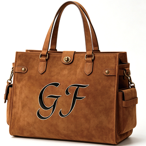 New Women's Large Capacity Vintage Style Genuine Leather Handbag with Multi Pocket Organizer Design Women's Shoulder Bag - Product Image 3