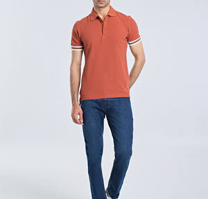 Broderie impression solide Jersey 100% coton séchage rapide respirant Sport Golf entreprise hommes uniformes travail pour chemise - Product Image 4