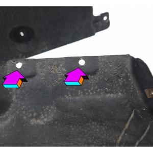 PROTECCIÓN INFERIOR DERECHA VOLVO V40 Cross Country 31383377 D 4162 T Diesel 1600 (12>) - Product Image 3