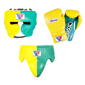 Ensemble de boxe en cuir personnalisable de 10oz 12oz 16oz pour les arts martiaux et le conditionnement physique comprenant des poignets et des poignées lacés - Product Image 1