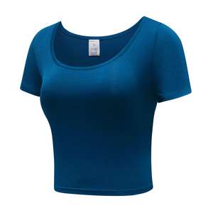 Camiseta corta informal de algodón para mujer - Product Image 6