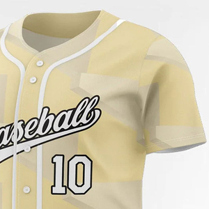 Fabricant de vêtements de baseball au Pakistan, maillots de baseball noirs unis avec logo, t-shirt à manches courtes, service OEM - Product Image 6