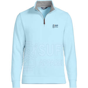 Sudadera de Invierno 100% Algodón, Transpirable, Cálida, Ligera, Cómoda, Fácil de Poner, con Cierre de Cremallera de un Cuarto, para Uso Casual Durante Todo el Año - Product Image 1