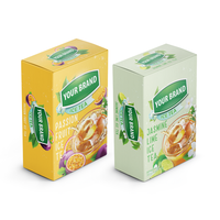 Thé instantané en poudre aux fruits de la passion 100% naturel 3in1 Poudre de jus instantané 15g par sachet Mélange de thé personnalisé Thé glacé au jasmin et à la lime