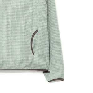 Haut de gamme goutte épaule surdimensionné longue sweat à capuche pour femme Logo personnalisé chaud coton polaire séchage rapide coupe ample pull fait - Product Image 3