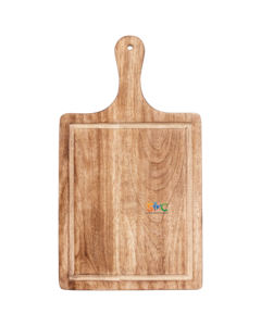 Tabla de servicio de corte de madera Natural, picadora de madera con mango para restaurante o casa - Product Image 2