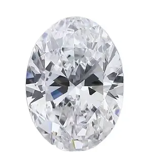 1.05CT Oval Cut CVD berlian kualitas tinggi F warna VS1 Kejelasan perhiasan kustom untuk wanita CVD berlian kasar IGI berlian sertifikat