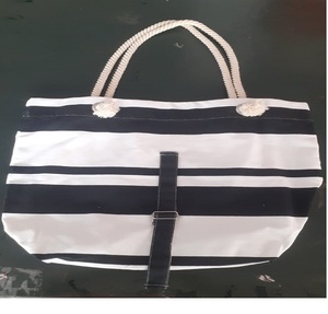 Fashion New Hot Sell Cute Adjustable Strap Hands Free Gots Certificate Canvas 100% Organic Cotton <b>Cloth</b> With Zipper Shoulder <b>Bag</b> - Product Image 2