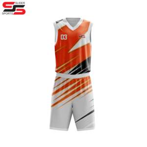 Vente en gros d'uniformes de basket-ball par sublimation vêtements de sport pour jeunes et adultes uniforme de basket-ball personnalisé - Product Image 1