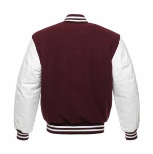 Vente en gros 2025 blouson aviateur à la mode pour hommes avec logo de couleur personnalisé 100% veste universitaire en coton fabriquée au Pakistan pour l'hiver - Product Image 2