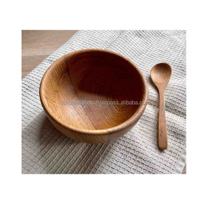 Bols de service en bois créatifs simples pour la décoration de table à manger prix de gros qualité standard - Product Image 3