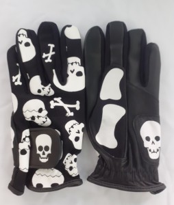 Gants de golf pour homme en cuir Cabretta pour la main gauche, antidérapants, avec sangle de poignet réglable, design coloré et tendance - Product Image 6