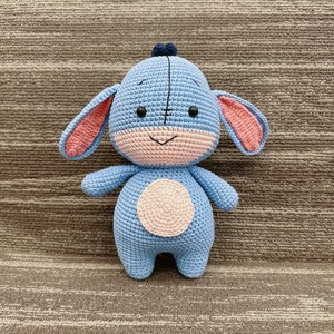 100% fait à la main en gros articles chauds mignon dessin animé Animal jouets Amigurumi poupée en peluche Crochet poupée meilleur cadeau de noël pour les enfants - Product Image 3