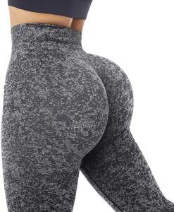 Leggings de yoga pour femmes, taille haute, sans couture, écologiques, respirants |   Pantalons de fitness pour lifter les fesses - Product Image 2