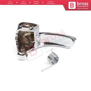 Poignée de porte chromée intérieure avant ou arrière droite BDP915 80670JD00E pour Qashqai Dualis 2007-2013 J10 JJ10 - Product Image 5