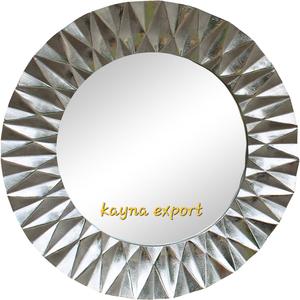 Espejo de pared de Metal galvanizado decorativo de lujo de Venta caliente estilo Art Deco para la decoración de la pared de la sala de estar de pared decorativa del hogar - Product Image 3