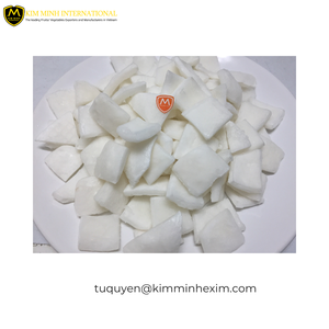 Carne de coco joven congelada IQF orgánica de alta calidad Suministro a granel de patrón completo de grado de exportación Premium con envasado al vacío - Product Image 1