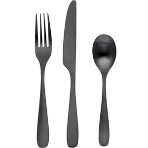 Nouvelle conception, vente chaude, couverts en acier inoxydable couleur argent vieilli, ensemble de vaisselle, ensemble de couverts - Product Image 4