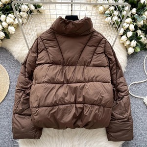 Custom Colour Stylish Puffer <b>Women</b> Jacket High Quality Wholesale Hooded Puffer Jacket Trending Windproof Zipper Winter Jacket - Product Image 2