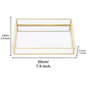 Meilleure vente Plateau à bijoux en métal fait main avec décoration idéal pour le rangement de la table de courtoisie et la décoration intérieure de la maison moderne - Product Image 3