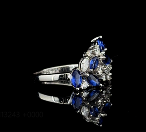 Anillo personalizado de oro blanco de 18 quilates para mujer, Diamante Natural de alta calidad, certificado GIA, brillante, entrega rápida para el día a día - Product Image 4