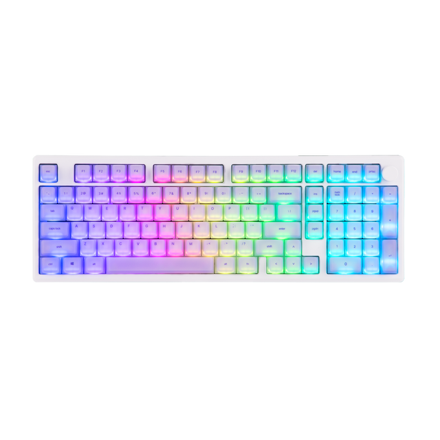 2025 Wholesale Epomaker AegisSil Keycaps Set Silicone Made Side-printed PBT Double-shot Personalized Mechanical Keycaps