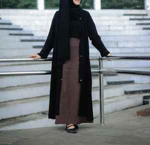 Color negro personalizar calidad mujeres tradicional islámico modesto musulmán Abayas al mejor precio y bajo MOQ 2025 - Product Image 6