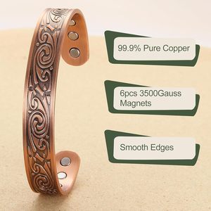 Pure Copper Arthritis Pain Relief Threaded Braid Healthy Wrap Copper <b>Magnetic</b> <b>Bracelet</b> From India - Product Image 2