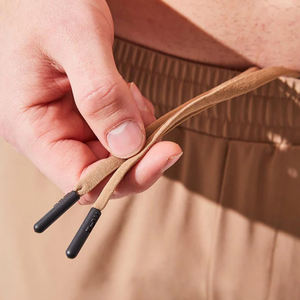 Pantalones cortos informales de verano con logotipo personalizado para hombre con cintura elástica Nueva ropa de calle superventas Impresión personalizada en poliéster - Product Image 6