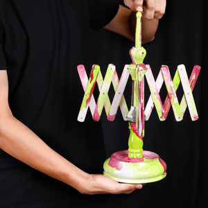 Enrouleur de fil de résine multicolore marbré à la main et outil de tricot rapide pour les tricoteurs - Product Image 5